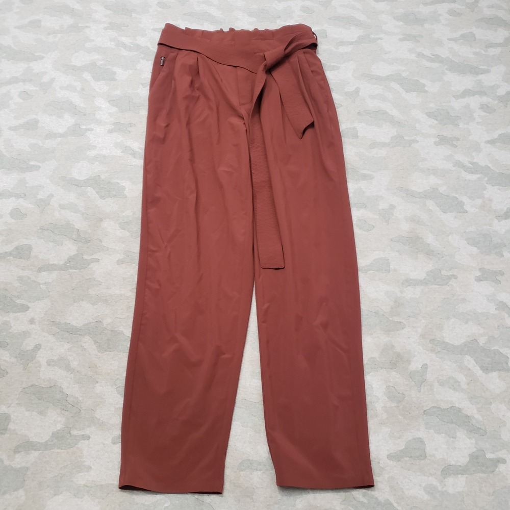 Athleta Skyline Pants Womens 6 Red Pockets